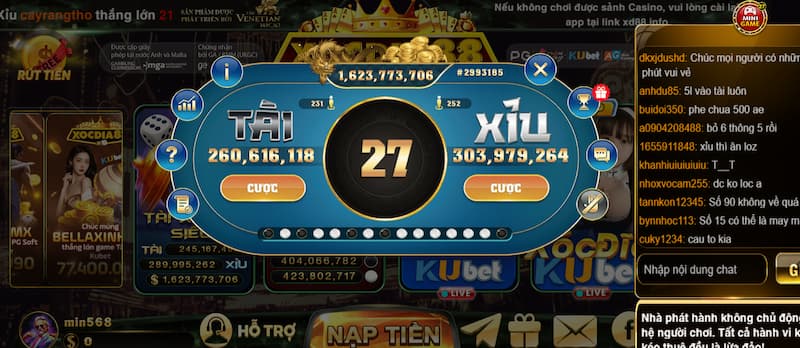 Cách tính tiền nổ hũ tài xỉu khi thắng tại nhà cái Xocdia88 2 Có 3 loại hũ tài xỉu